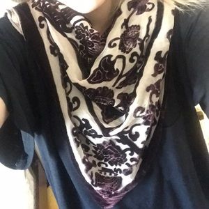 Free people velvet scarf